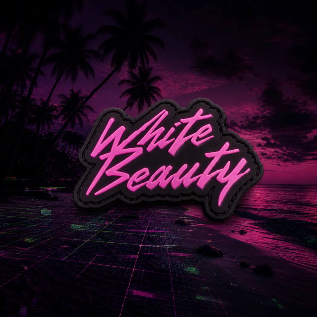 White Beauty Script Patch — image 1 of 2